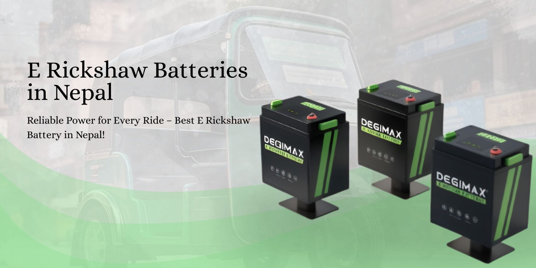 E Rickshaw Batteries in Nepal